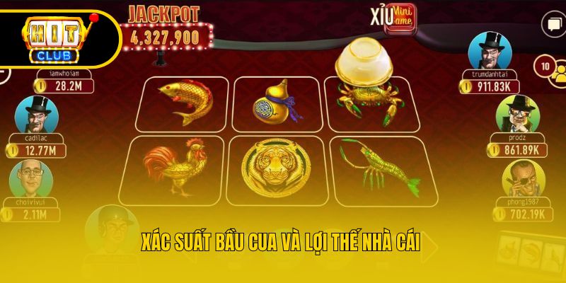 Xác suất bầu cua và lợi thế nhà cái